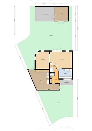 Floorplan - Dopperstraat 187, 3752 JE Bunschoten-Spakenburg